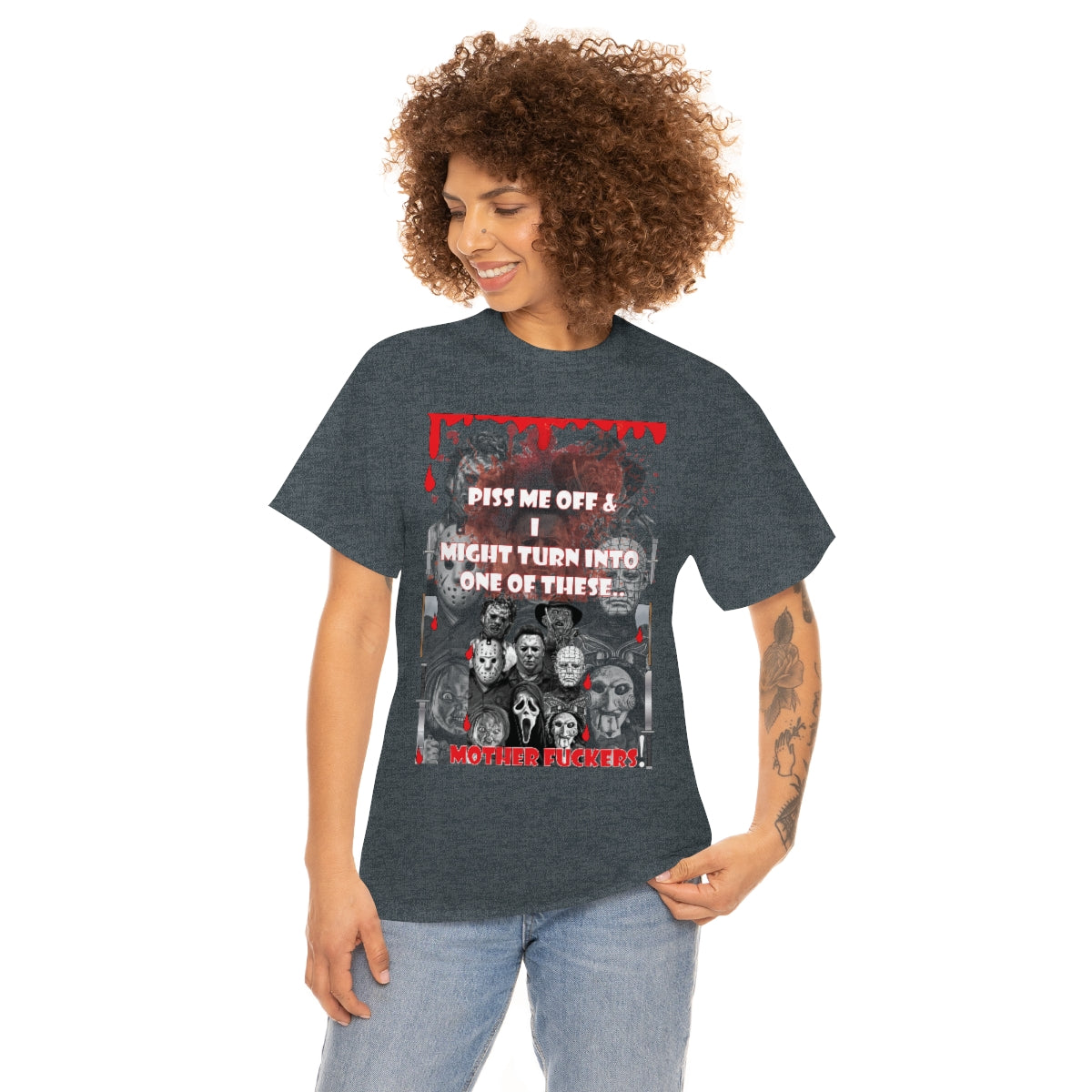 Horror hall of fame Unisex Heavy Cotton Tee