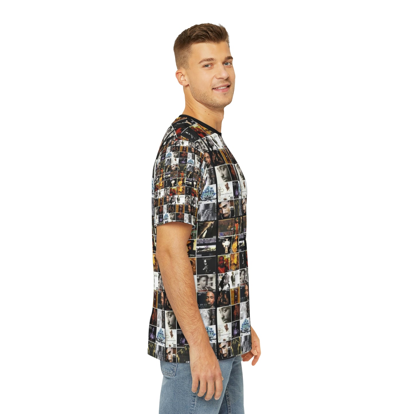 Pac men's Polyester Tee (AOP)