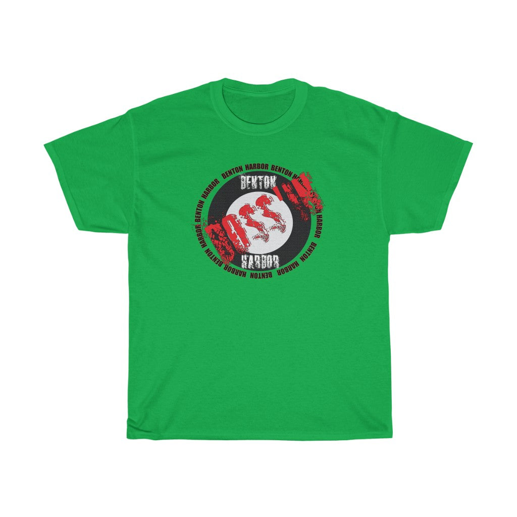 Benton Harbor Bossin (red)Unisex Heavy Cotton Tee