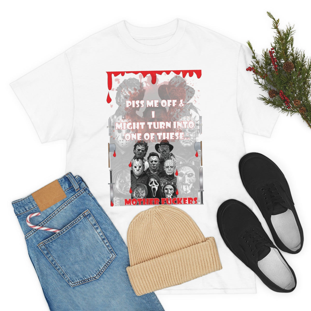 Horror hall of fame Unisex Heavy Cotton Tee