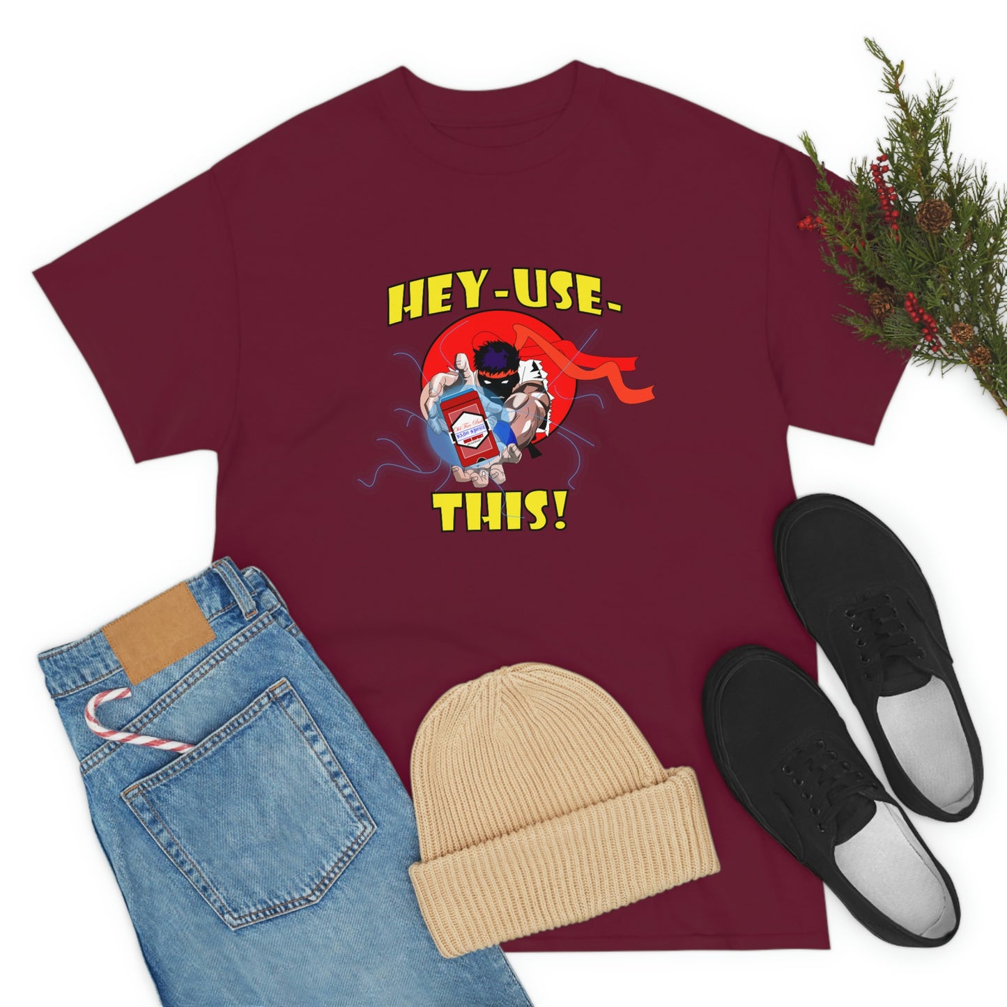 Hey-use-it Unisex Heavy Cotton Tee