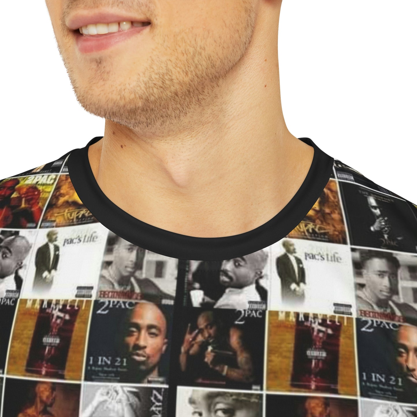 Pac men's Polyester Tee (AOP)