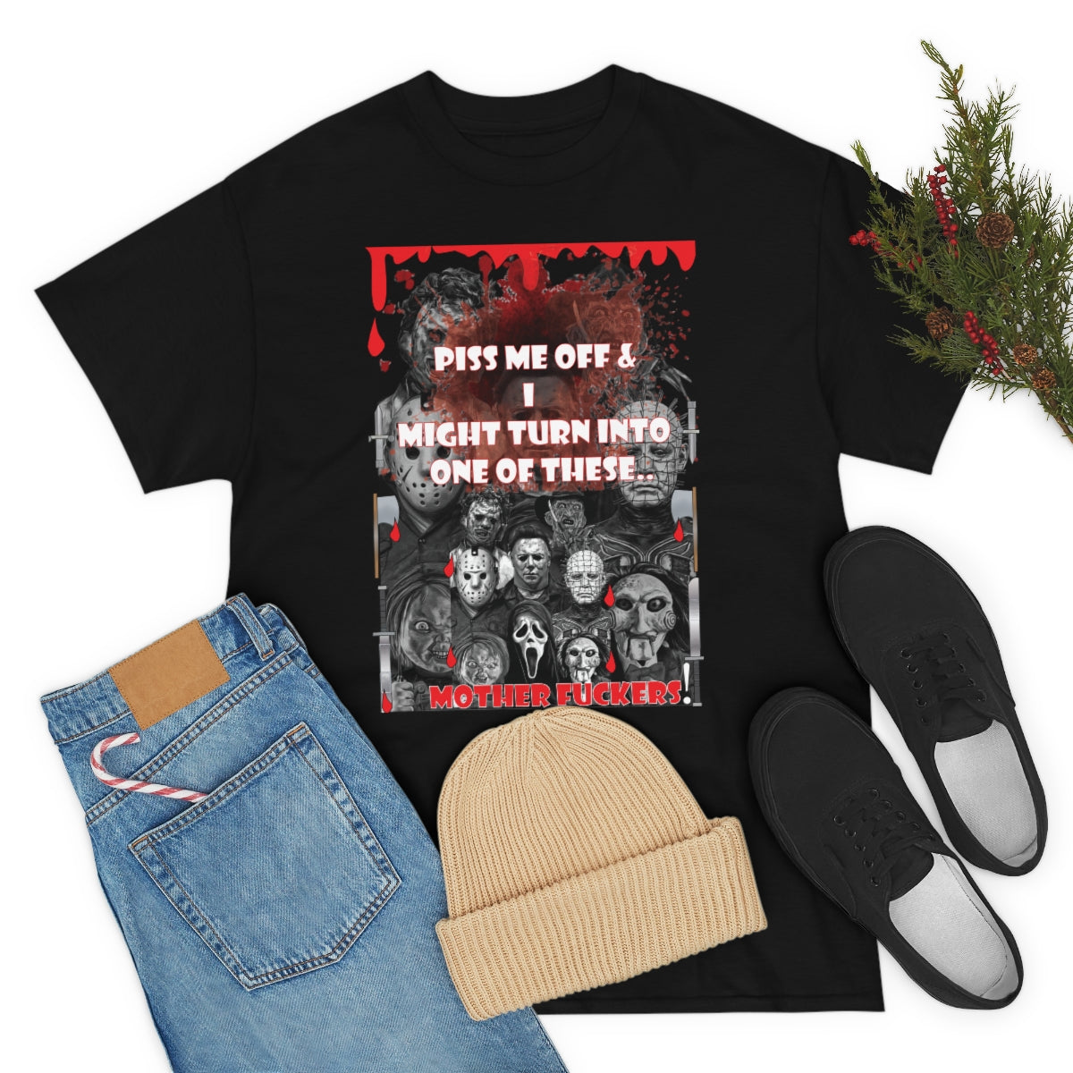Horror hall of fame Unisex Heavy Cotton Tee