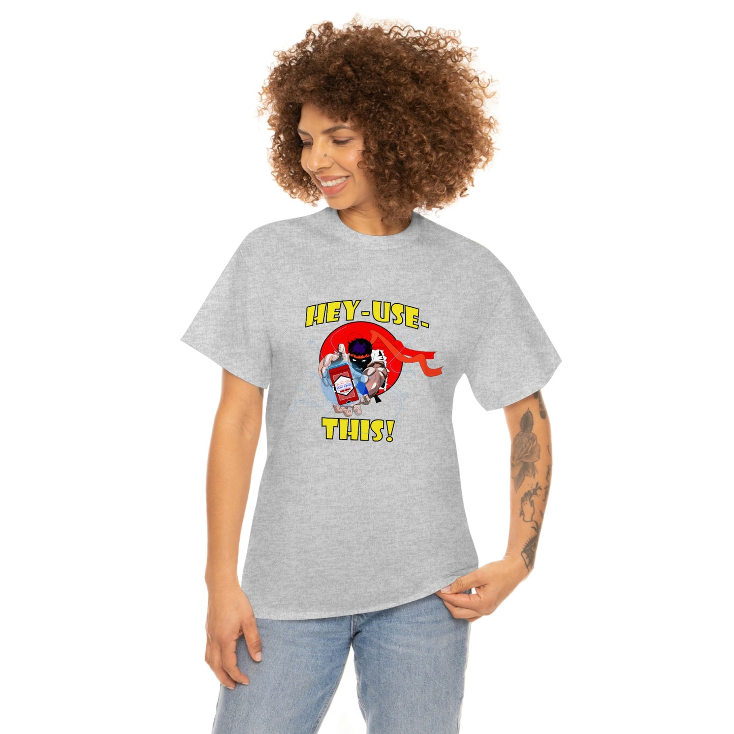 Hey-use-it Unisex Heavy Cotton Tee