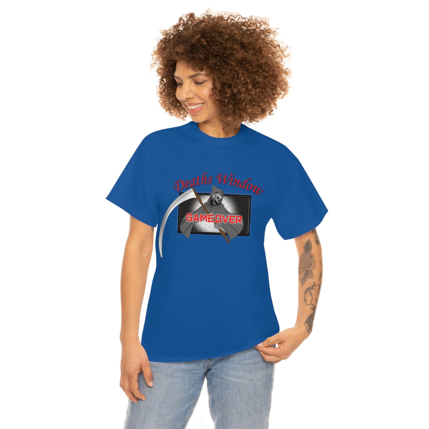 Deaths Window Unisex Heavy Cotton Tee