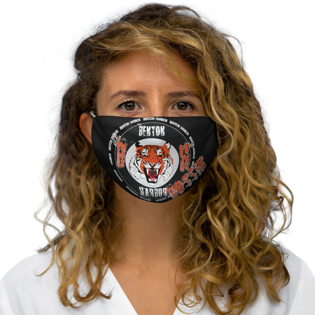 Benton Harbor Bossin[tiger] Snug-Fit Polyester Face Mask