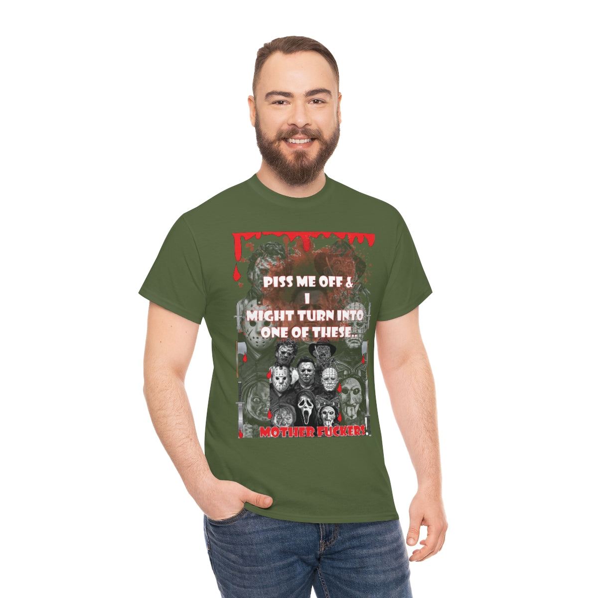 Horror hall of fame Unisex Heavy Cotton Tee