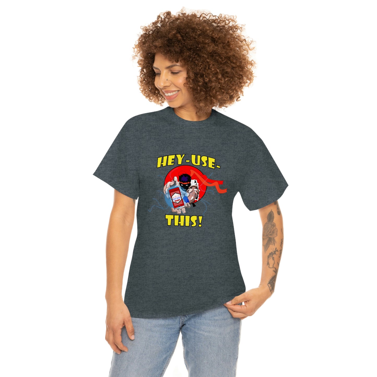 Hey-use-it Unisex Heavy Cotton Tee