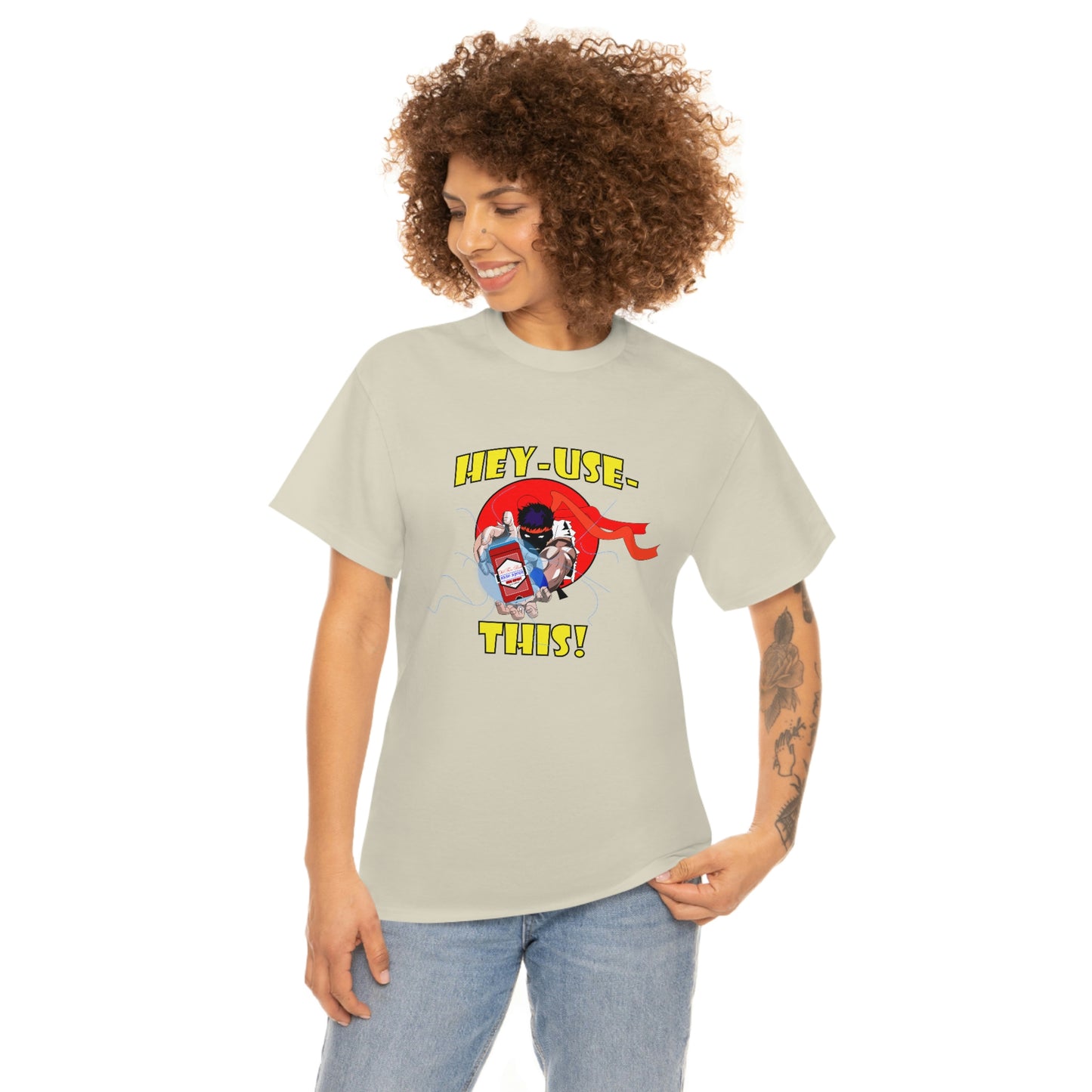 Hey-use-it Unisex Heavy Cotton Tee