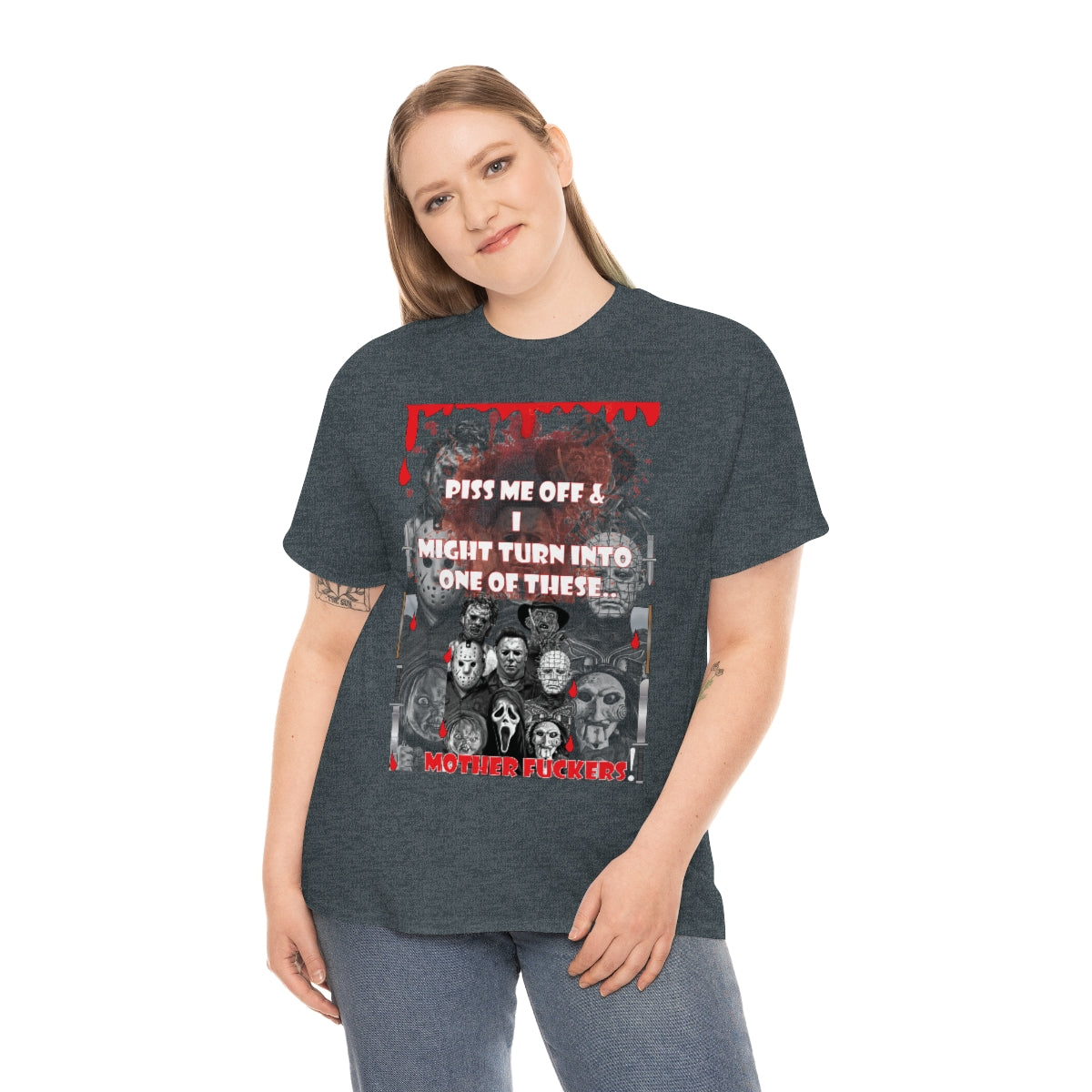 Horror hall of fame Unisex Heavy Cotton Tee
