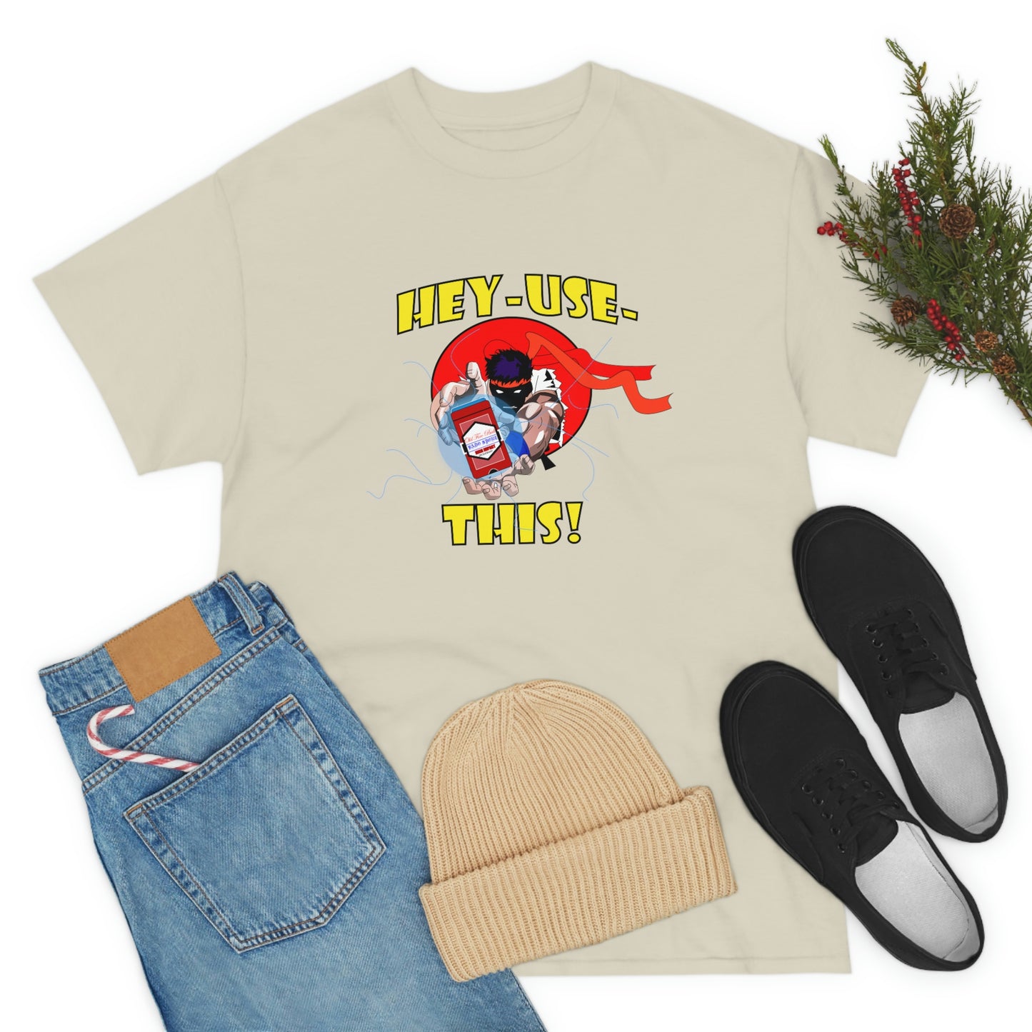 Hey-use-it Unisex Heavy Cotton Tee