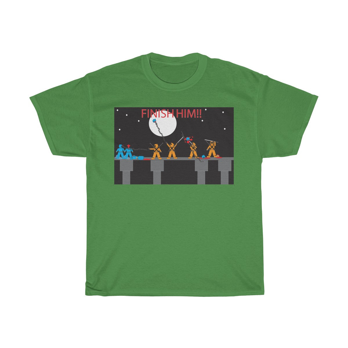 Finish Him! Unisex Heavy Cotton Tee