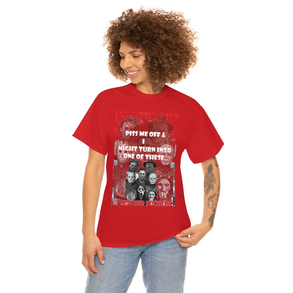 Horror hall of fame Unisex Heavy Cotton Tee