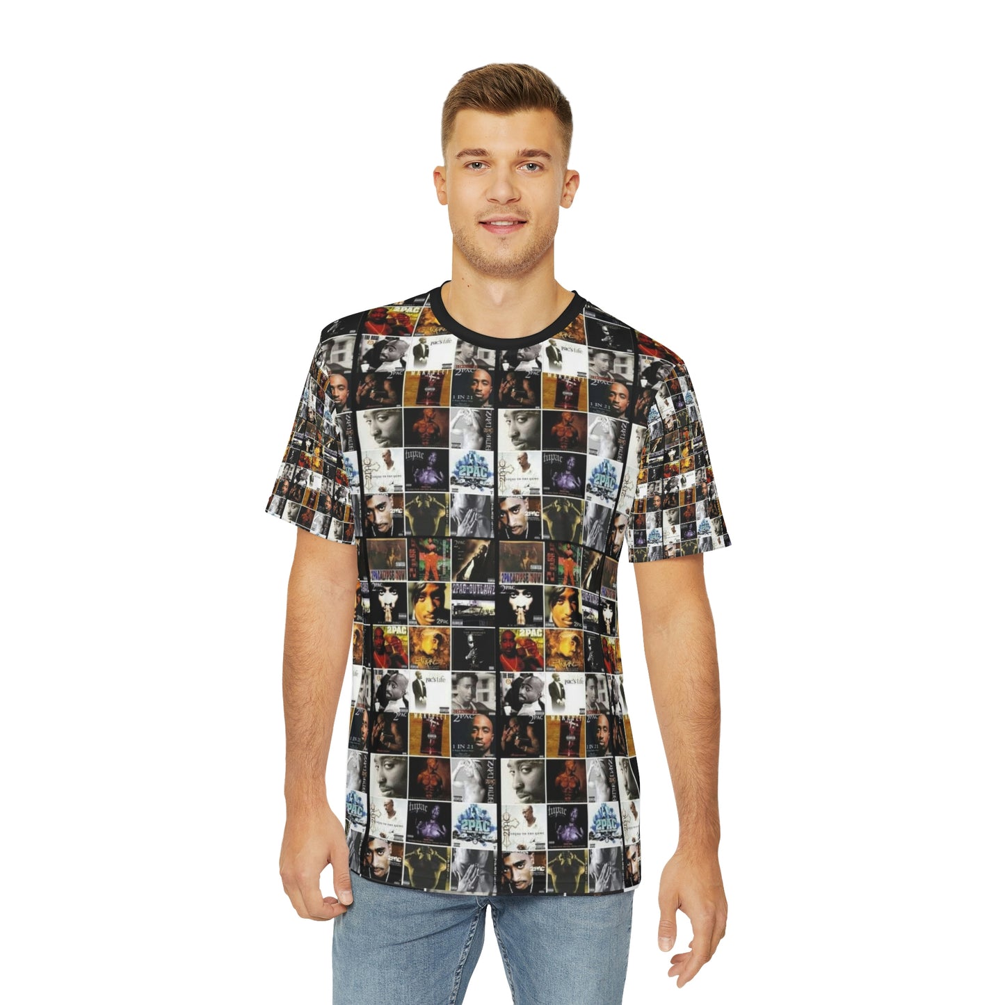 Pac men's Polyester Tee (AOP)