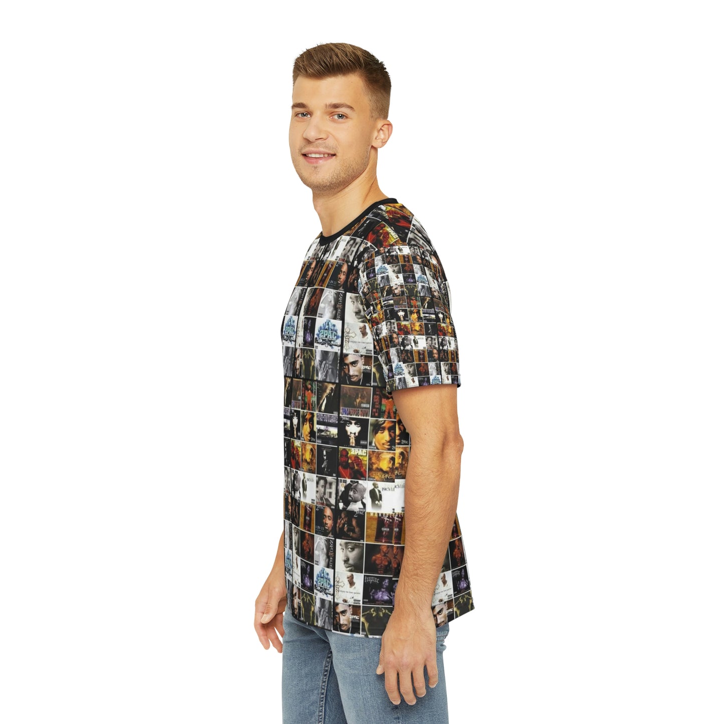 Pac men's Polyester Tee (AOP)