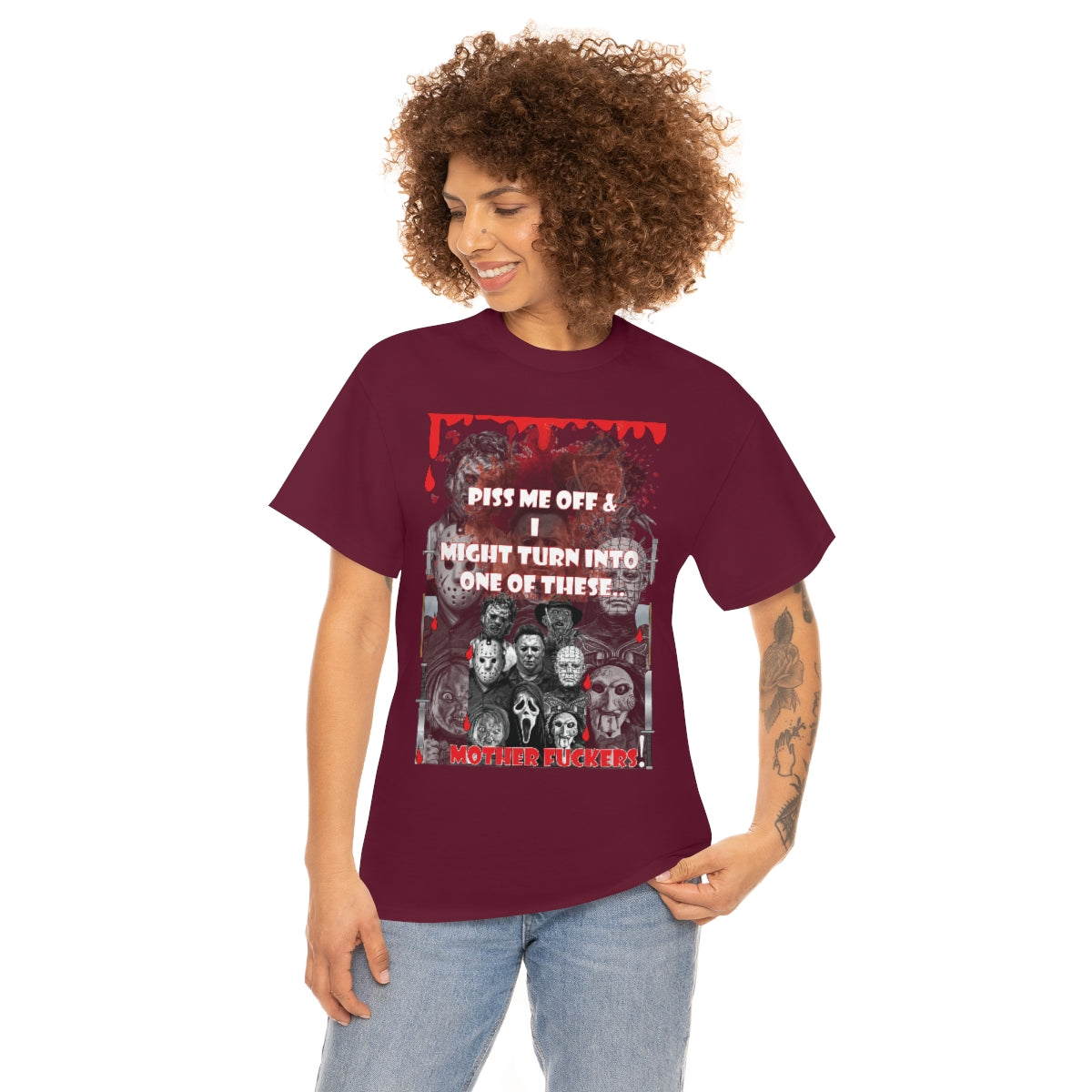 Horror hall of fame Unisex Heavy Cotton Tee