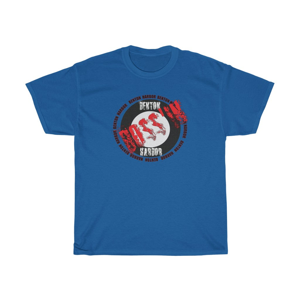 Benton Harbor Bossin (red)Unisex Heavy Cotton Tee
