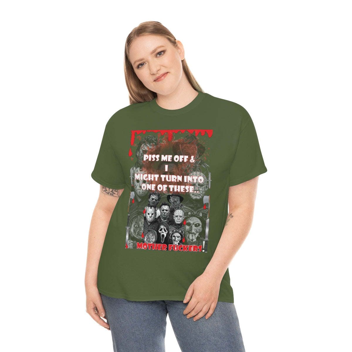 Horror hall of fame Unisex Heavy Cotton Tee
