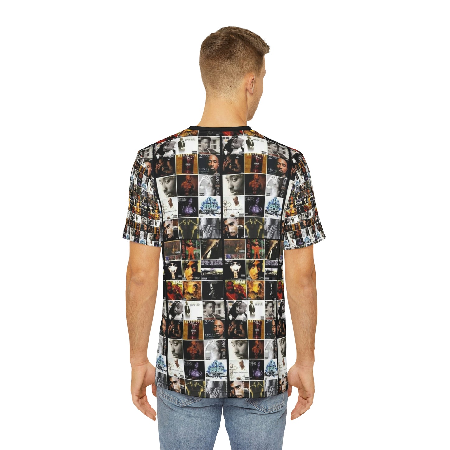 Pac men's Polyester Tee (AOP)
