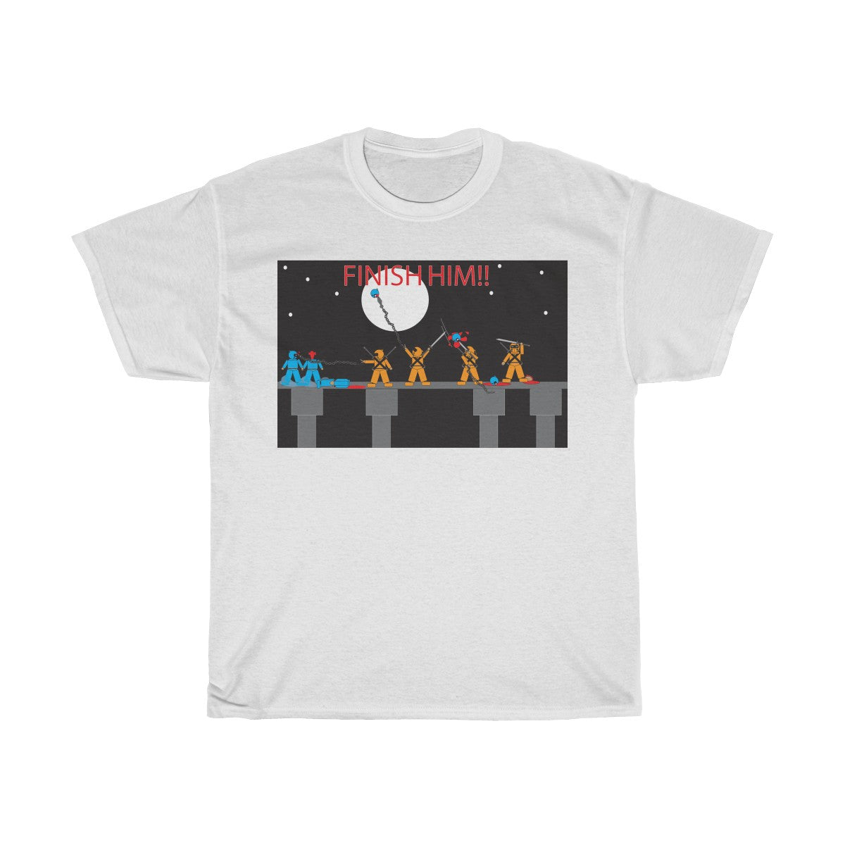 Finish Him! Unisex Heavy Cotton Tee