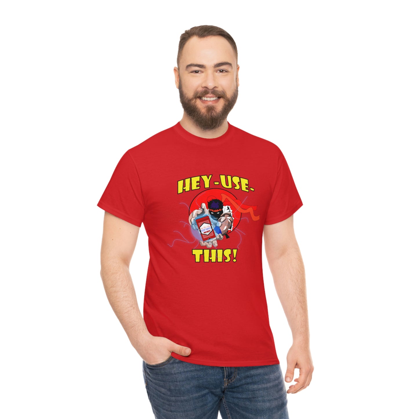 Hey-use-it Unisex Heavy Cotton Tee