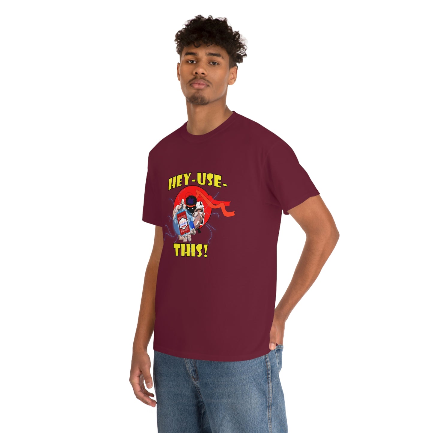 Hey-use-it Unisex Heavy Cotton Tee