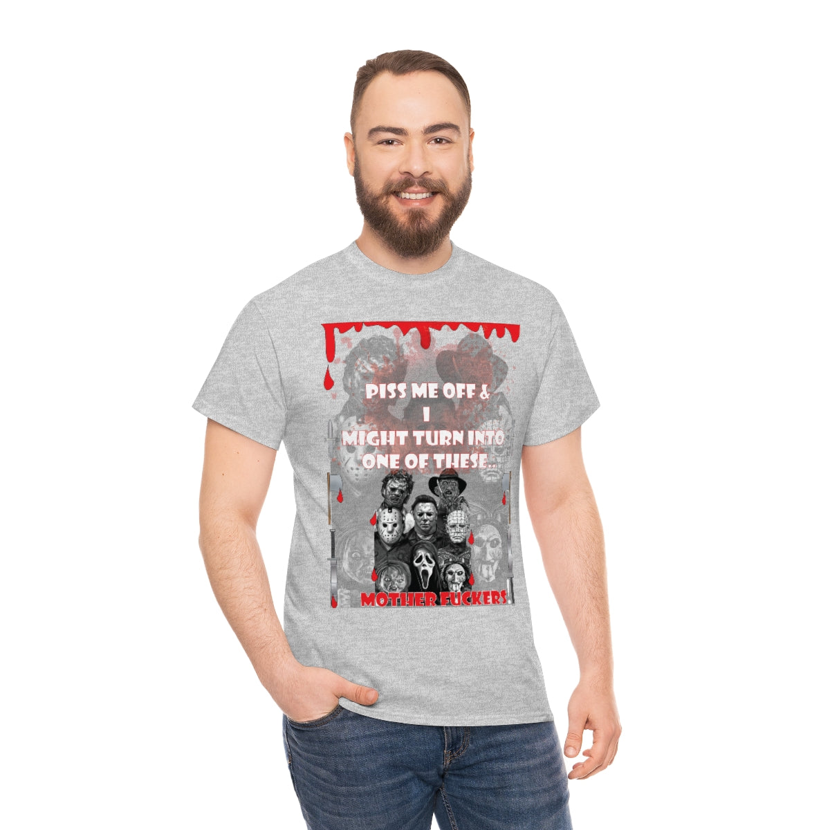 Horror hall of fame Unisex Heavy Cotton Tee