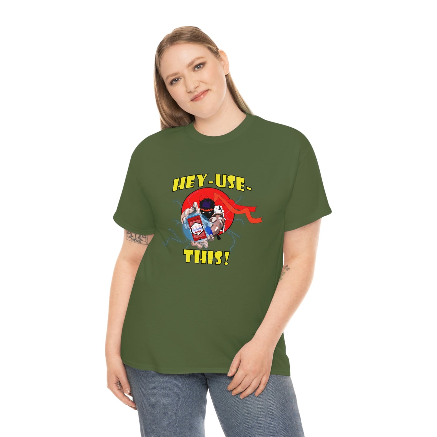 Hey-use-it Unisex Heavy Cotton Tee