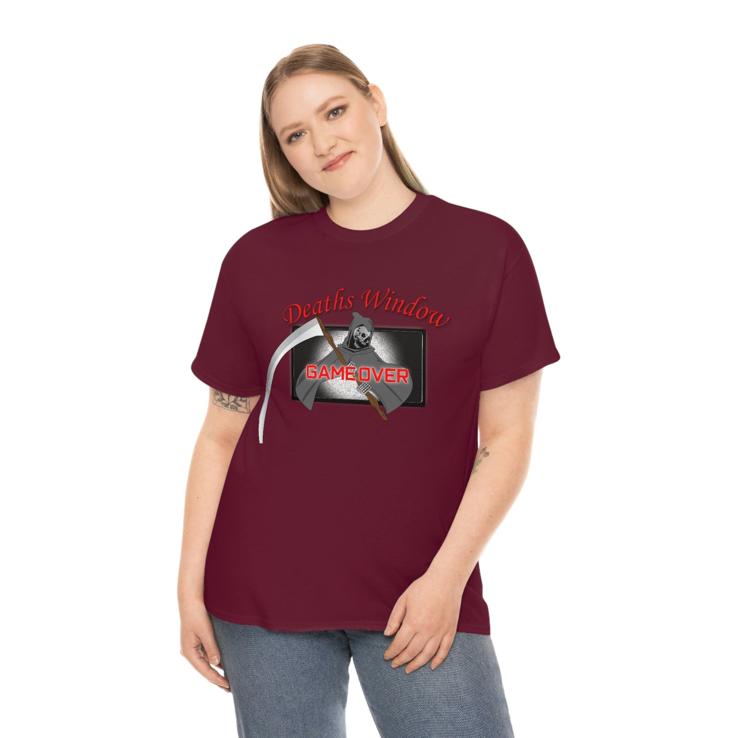 Deaths Window Unisex Heavy Cotton Tee