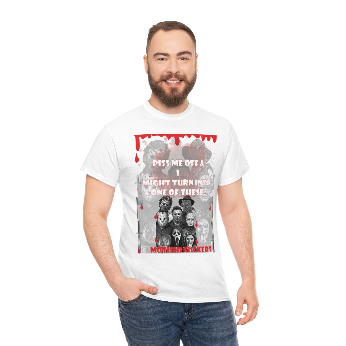 Horror hall of fame Unisex Heavy Cotton Tee