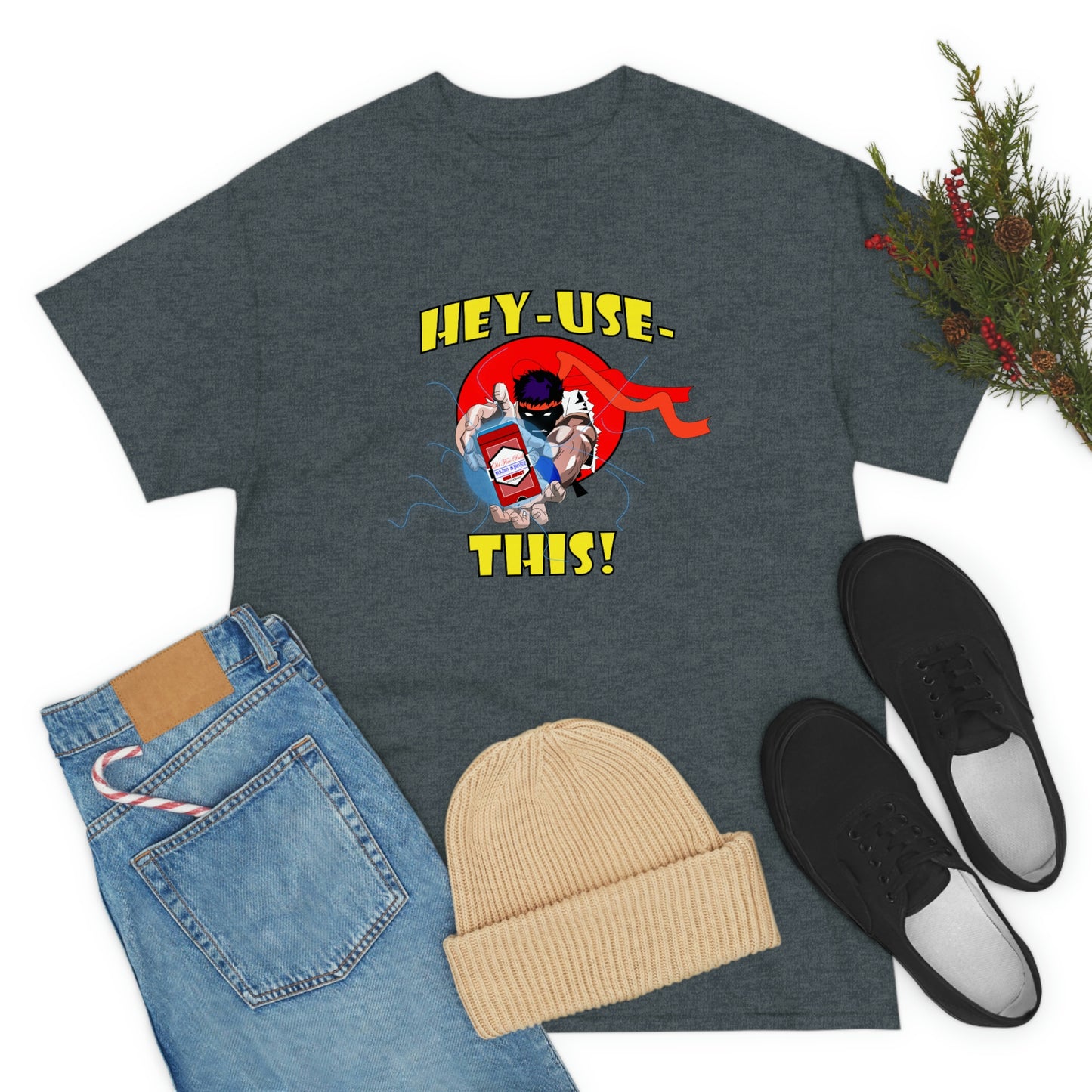 Hey-use-it Unisex Heavy Cotton Tee
