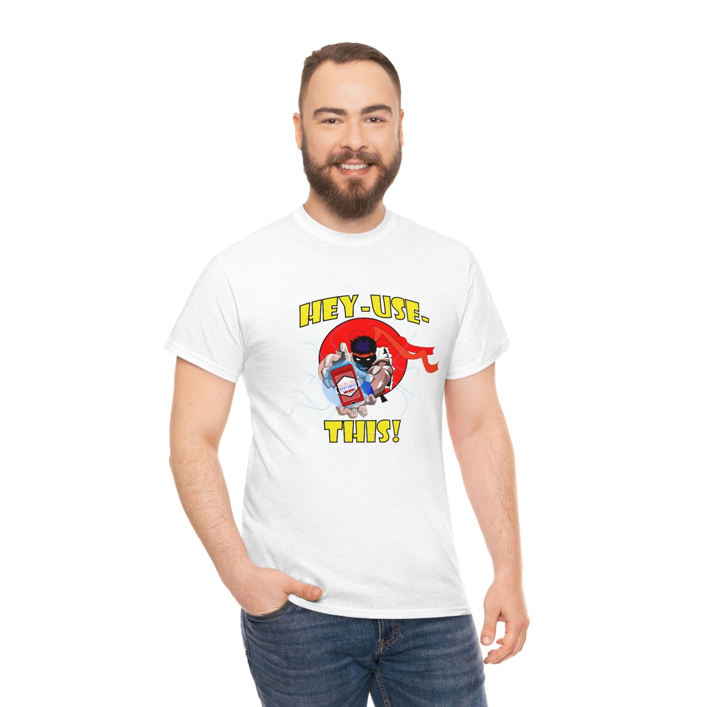 Hey-use-it Unisex Heavy Cotton Tee