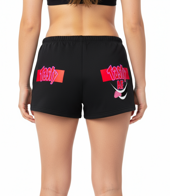 Tasty AF Essential Fleece Drawstring Sweatshorts