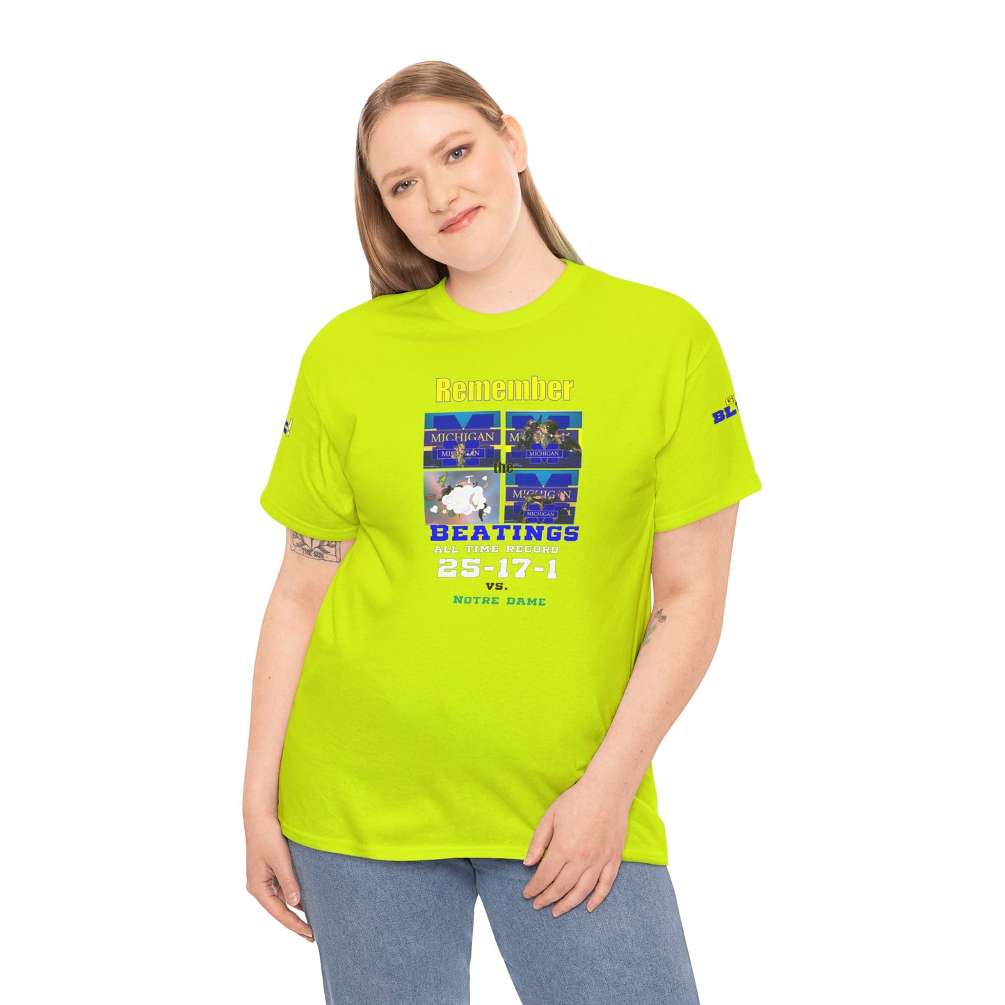 College Football Tee - Michigan vs Notre Dame Rivalry