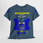 Michigan vs Notre Dame Unisex Heavy Cotton Tee, Game Day Shirt, Sports Fan Apparel, College Football T-Shirt, Go Blue Clothing, [...]