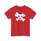 Skully Skull and Crossbones Unisex Heavy Cotton Tee - Edgy Graphic T-Shirt for Rebels
