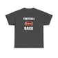 Football Back Unisex Heavy Cotton Tee - Perfect for Game Days, Sports Fans, Tailgating, Gifting, and Casual Wear