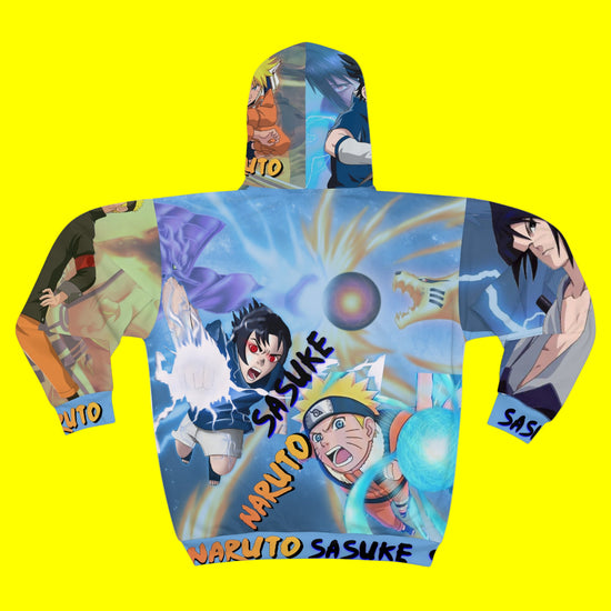 Naru/Sas Unisex Zip Hoodie (AOP)