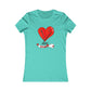 Valentine’s Day Heart Tee — “V Day, Baddie” Women’s Graphic T-Shirt