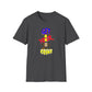 Get Your Coins T-Shirt — Retro Arcade Gaming Tee with Coin-Op Robot Graphic