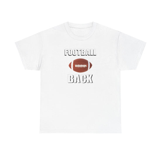 Football Back Unisex Heavy Cotton Tee - Perfect for Game Days, Sports Fans, Tailgating, Gifting, and Casual Wear