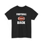 Football Back Unisex Heavy Cotton Tee - Perfect for Game Days, Sports Fans, Tailgating, Gifting, and Casual Wear