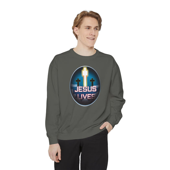 Religious Sweatshirt - JESUS Lives Design