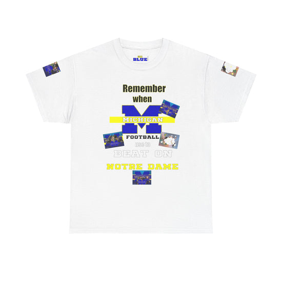 Football Rivalry Tee RemeberMichigan vs. Notre Dame