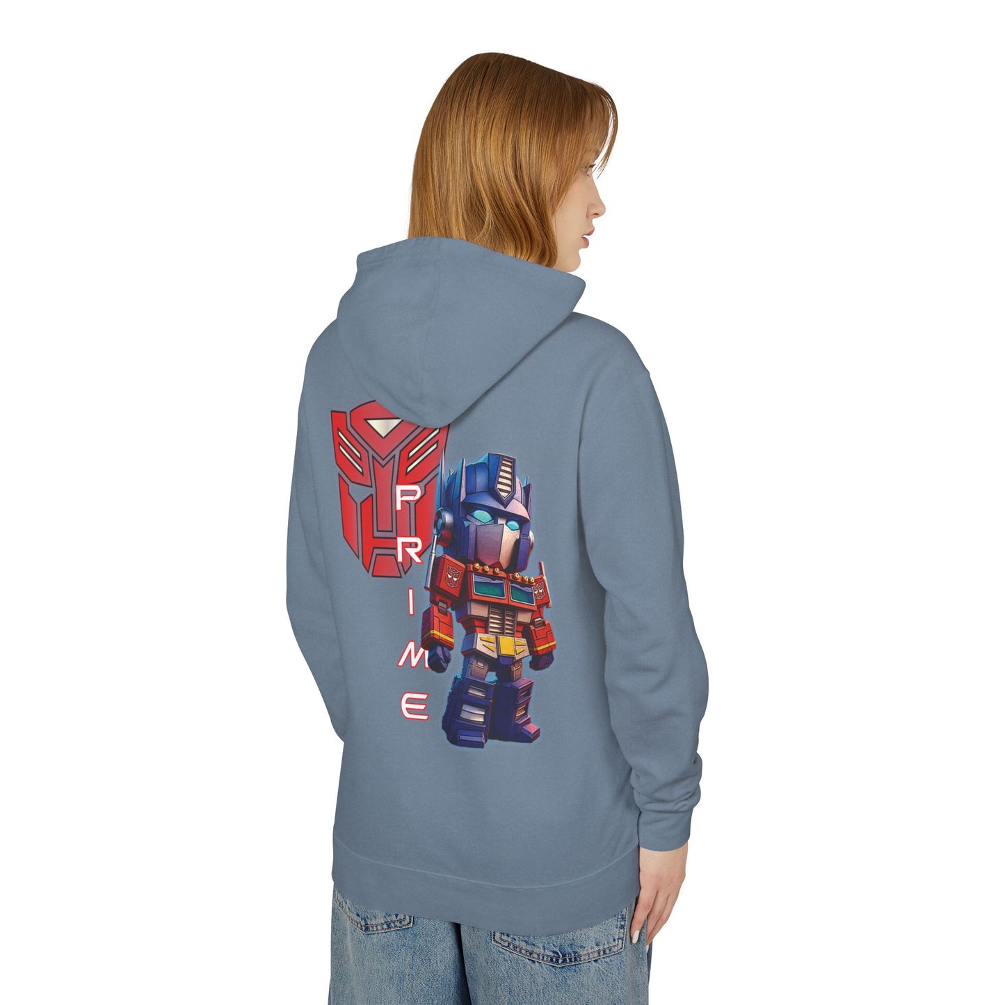Big Head Prime Unisex Lightweight Hooded Sweatshirt