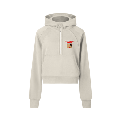 Sexy Mamma Mammacita Cropped Half-Zip Hoodie