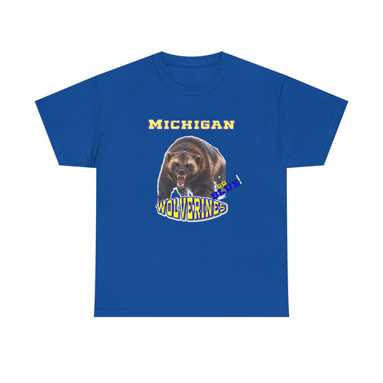 Michigan Wolverines Bear Graphic T-Shirt
