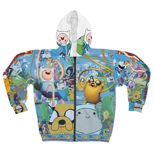 The Adventure Unisex Zip Hoodie (AOP)