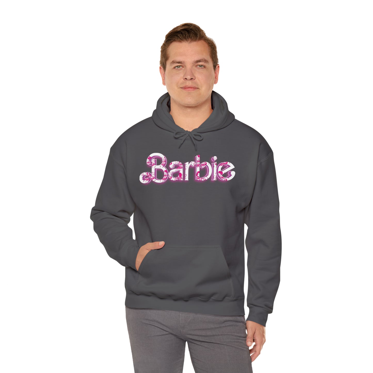 Barbie[white] Unisex Heavy Blend™ Hooded Sweatshirt