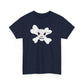 Skully Skull and Crossbones Unisex Heavy Cotton Tee - Edgy Graphic T-Shirt for Rebels